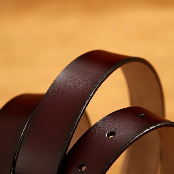 Womens Leather Pin Buckle Belt