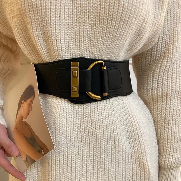 Womens Decorative Elastic Waistband