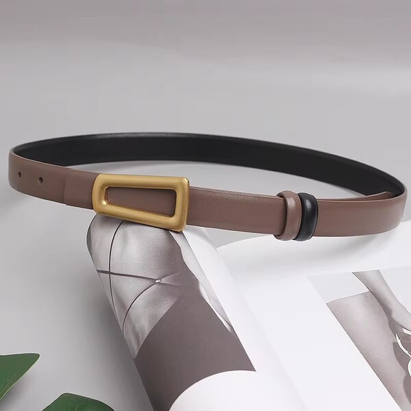 Wholesale New Irregular Gold Buckle Belt