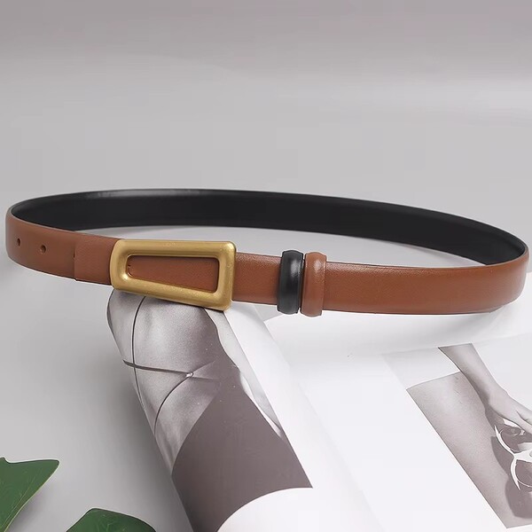 Wholesale New Irregular Gold Buckle Belt