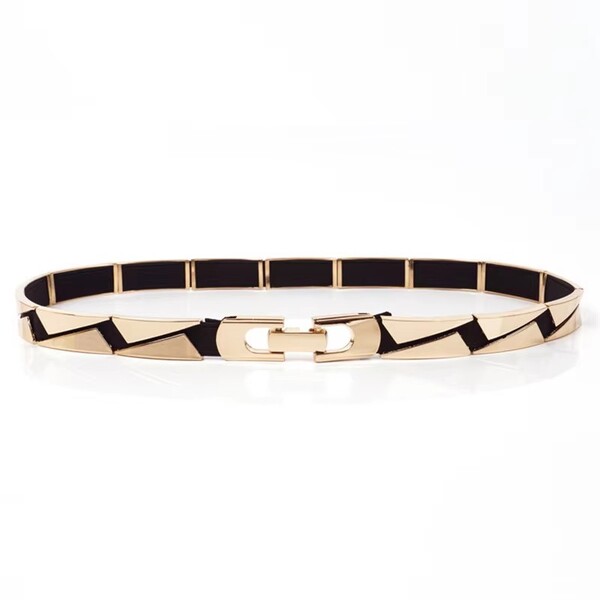 Womens Metal Adjustable Belt