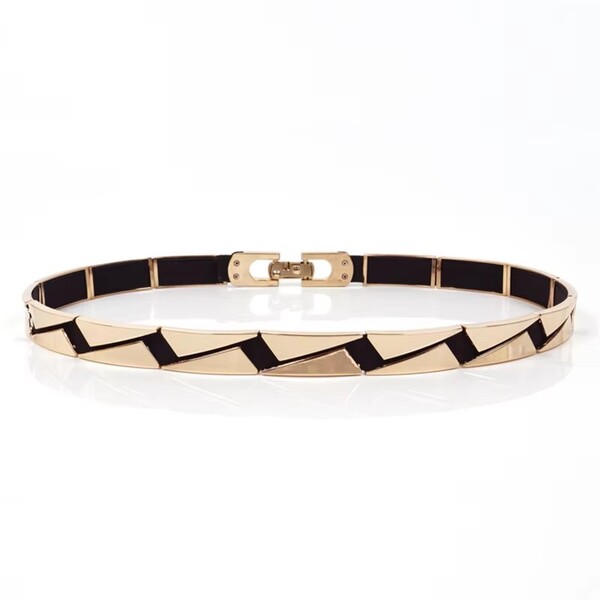 Womens Metal Adjustable Belt