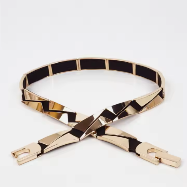Womens Metal Adjustable Belt