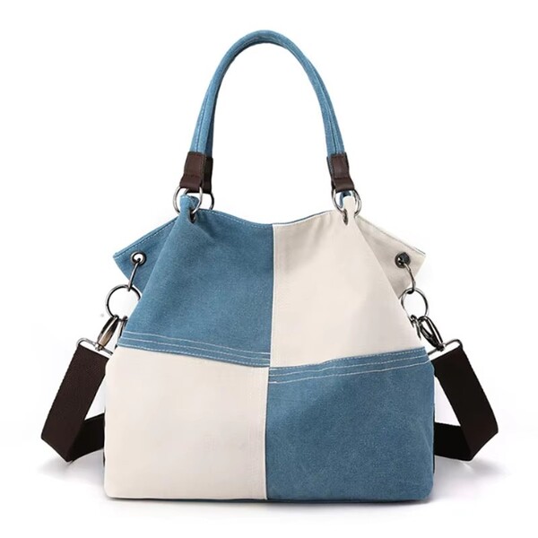 Womens Canvas Multi Purpose Crossbody Bag