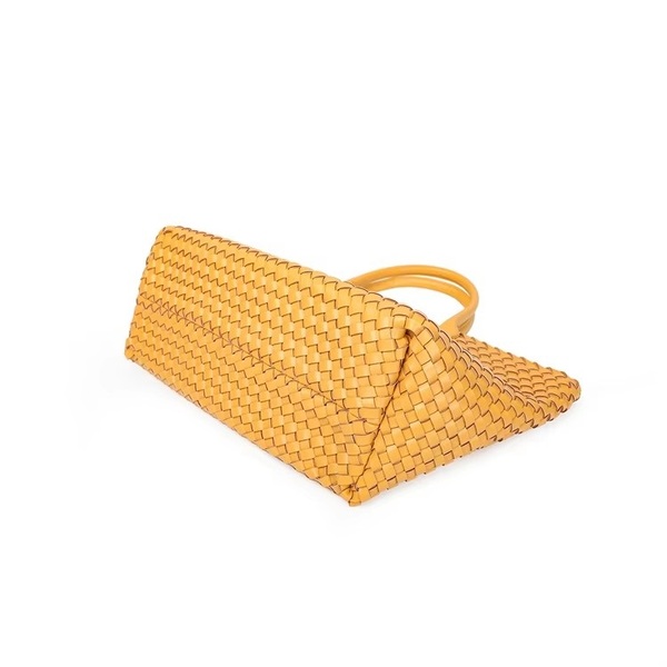 Womens Luxury Handmade Double Side Woven Tote Bag