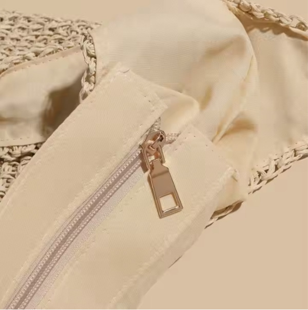 Fashion Straw Large Capacity Beach Casual Womens Bag