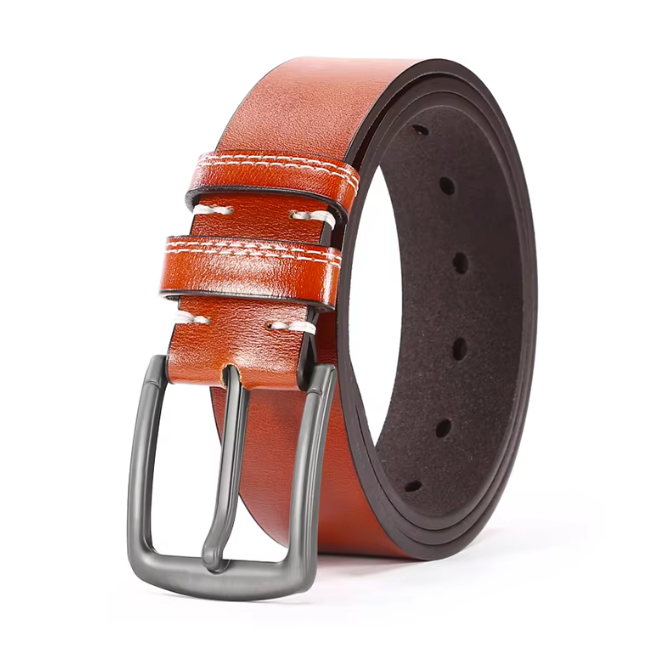 Comfortable PU Pin Buckle Casual Belt