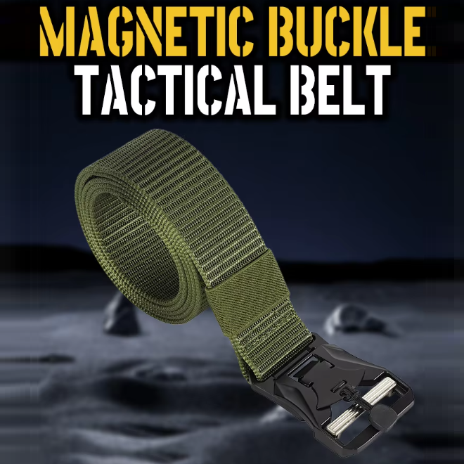 Polyester Fabric Belt Adjustable Quick Release Buckle Tactical Belt for Men