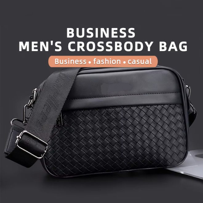 PU Leather Waterproof Sport Shoulder Crossbody Bag