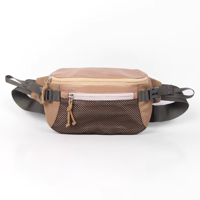Recycled Waterproof Sports Travel Nylon Crossbody Waist Bag