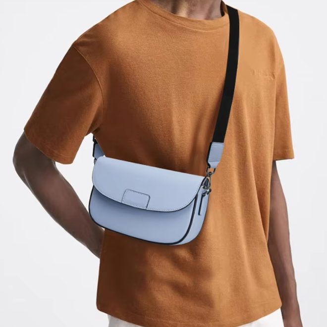 Mens Casual Fashionable Leather Shoulder Bag