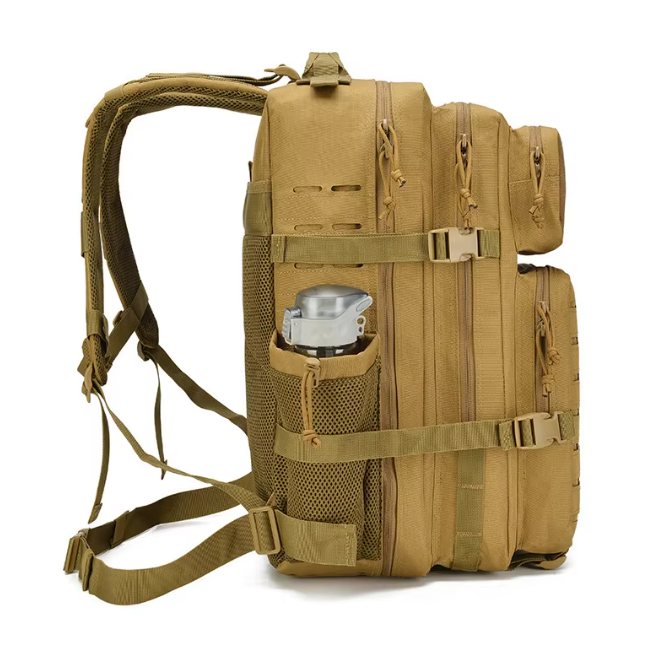Tactical Backpack for Men with Bottle Holder